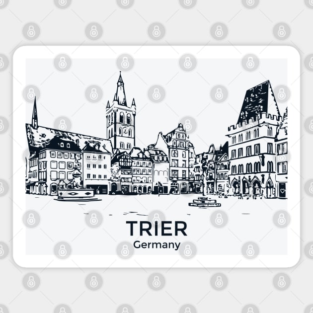 Trier - Germany Magnet by Lakeric
